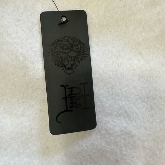 Ed Hardy Mens Tiger Head Graphic T Shirt Cotton Gray Size Medium NWT - Picture 4 of 7